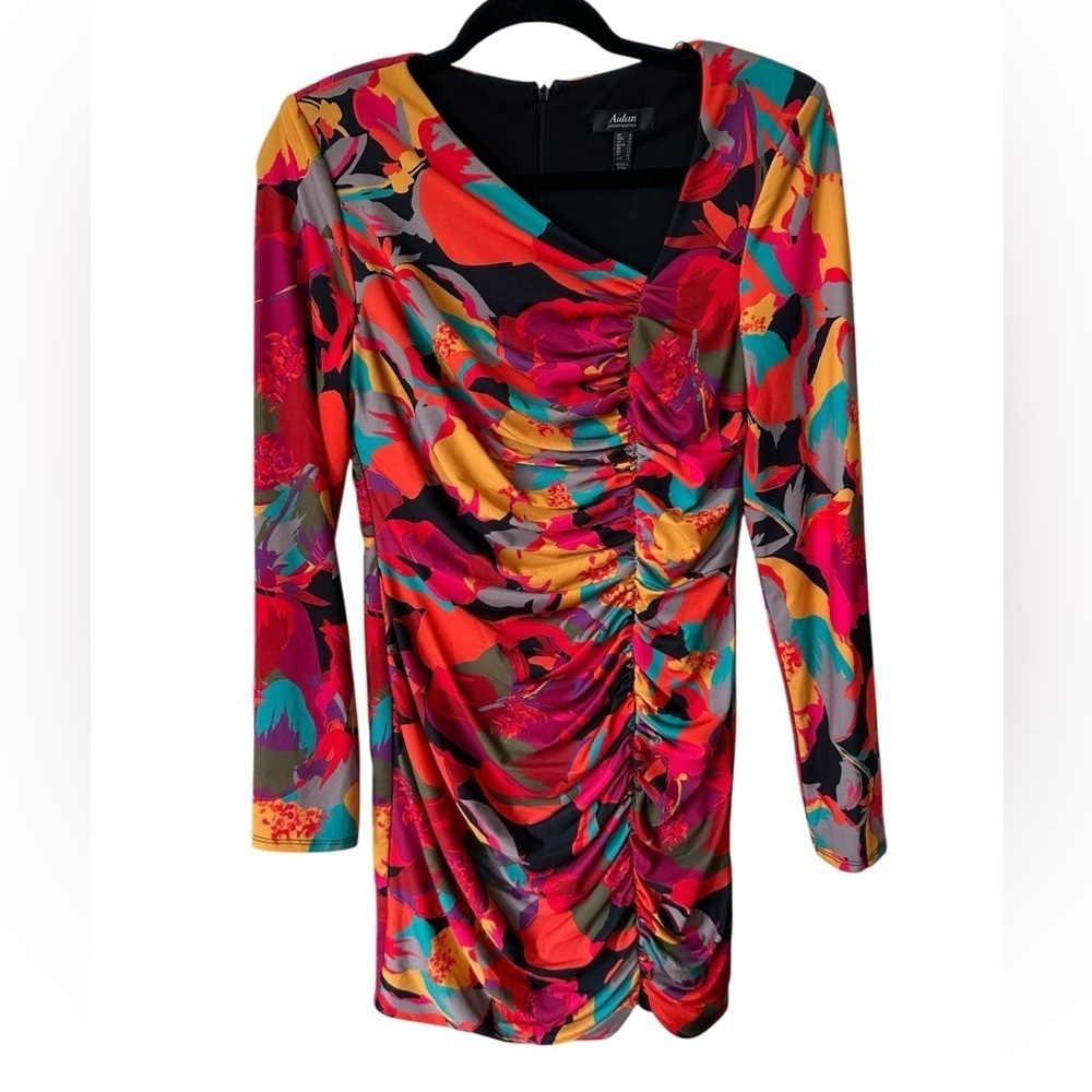 Aidan Multicolor Floral Women's Dress size 8